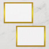 金ゴールド空白のモミーアドバイスカー結婚ドの妻、花嫁 アドバイスカード (正面/裏面)