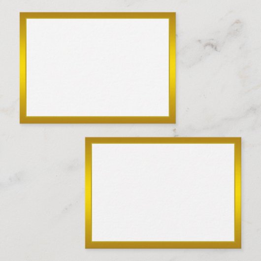 金ゴールド空白のモミーアドバイスカー結婚ドの妻、花嫁 アドバイスカード (正面/裏面)