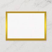 金ゴールド空白のモミーアドバイスカー結婚ドの妻、花嫁 アドバイスカード (正面)