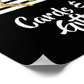 金ゴールド競走馬ダービーカード&ギフト ポスター (角)