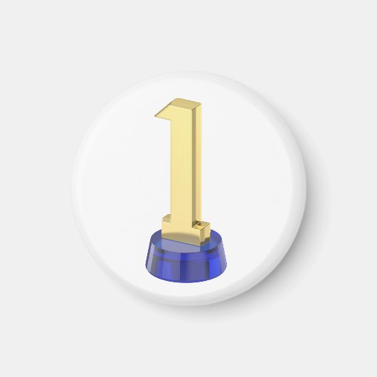 金ゴールド第1位 マグネット (正面)