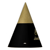 金ゴールド第50記念日 パーティーハット (左)