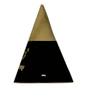 金ゴールド第50記念日 パーティーハット (右)