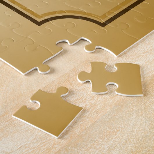 金ゴールド第70誕生祝い世界最高の素晴らしい ジグソーパズル (側面)