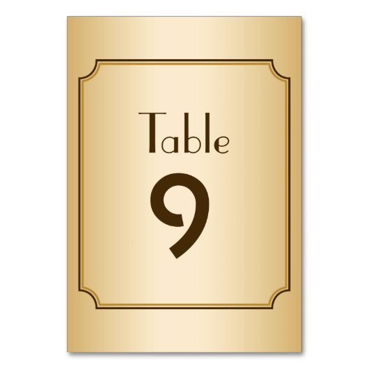 金ゴールド第70誕生祝い世界最高の素晴らしい テーブルナンバー (正面)