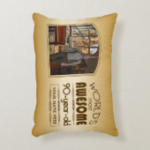 金ゴールド第90誕生日世界最高ののカスタム写真枠 アクセントクッション (正面(垂直))