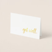 金ゴールド箔が良い 箔カード (正面)