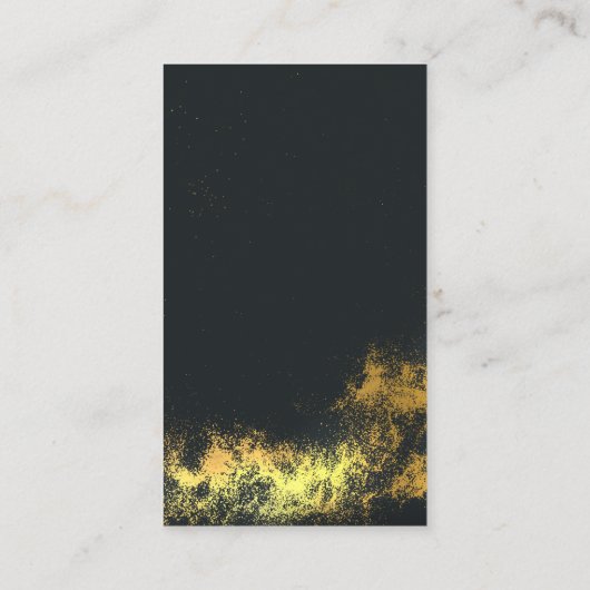 金ゴールド粉 名刺 (裏面)