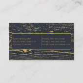 金ゴールド粒 名刺 (裏面)