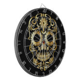 金ゴールド糖スカル ダーツボード (正面左)