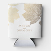 金ゴールド紅葉ホワ素朴イ結婚ト 缶クーラー (正面)