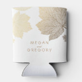 金ゴールド紅葉ホワ素朴イ結婚ト 缶クーラー (裏面)