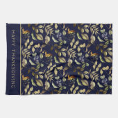 金ゴールド紅葉&ベリーカスタムズ キッチンタオル (横)