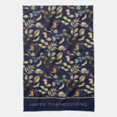 金ゴールド紅葉&ベリーカスタムズ キッチンタオル (縦)