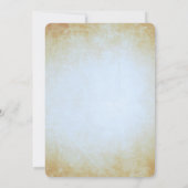 金ゴールド紙ホリデーフォーマルテーマ結婚ズ 招待状 (裏面)