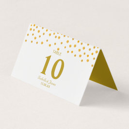 金ゴールド紙吹雪の白黒結婚表示