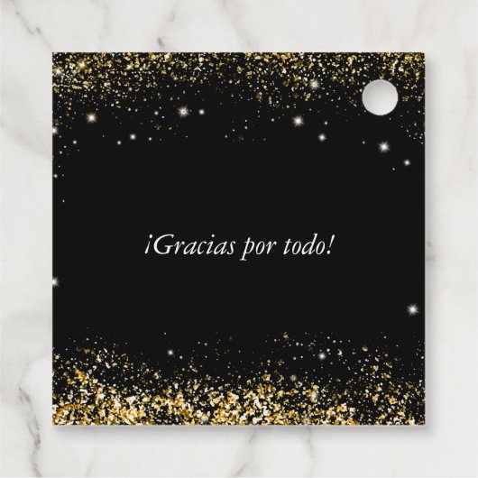 金ゴールド紙吹雪キンセアニェラティアラ フェイバータグ (裏面)