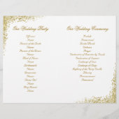 金ゴールド紙吹雪グリッター折畳みプログラム (裏面)