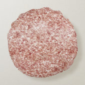 金ゴールド紙吹雪グリッター ラウンドクッション (裏面)