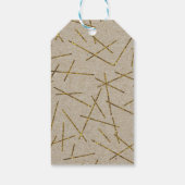 金ゴールド紙吹雪スティッククリスマスホリデーギフトラベル ギフトタグ (裏面)