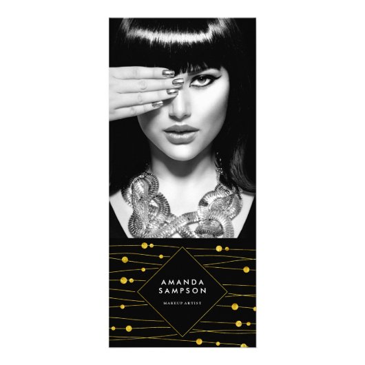 金ゴールド紙吹雪ストランド価格リストラックカード ラックカード (正面)