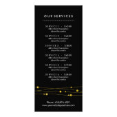 金ゴールド紙吹雪ストランド価格リストラックカード ラックカード (裏面)