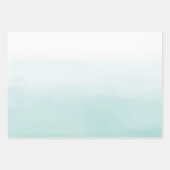 金ゴールド紙吹雪ドットアクアミント ラッピングペーパーシート (正面2)