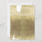 金ゴールド紙吹雪バチェロレッテ招待 招待状 (裏面)