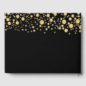 金ゴールド紙吹雪バラ結婚50周年記念 ゲストブック (裏面)