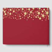 金ゴールド紙吹雪バラ除・売却パーティー ゲストブック (裏面)