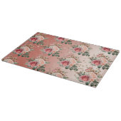 金ゴールド紙吹雪ピンクローゼスフローラ カッティングボード (角)