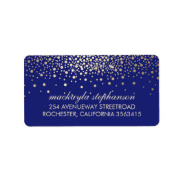 金ゴールド紙吹雪ホタル海軍結婚ズ ラベル