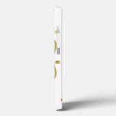 金ゴールド紙吹雪モノグラムIPADケース Case-Mate iPhoneケース (裏面 / 左)