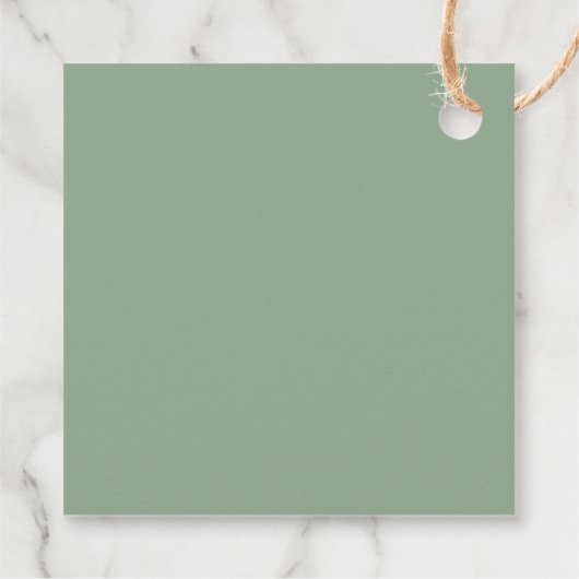 金ゴールド紙吹雪ユーカリ結婚属葉 フェイバータグ (裏面)