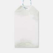 金ゴールド紙吹雪園遊里ブライダルシャワー ギフトタグ (裏面)