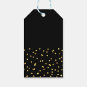 金ゴールド紙吹雪大学院写真修了会 ギフトタグ (裏面)