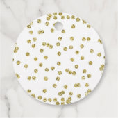 金ゴールド紙吹雪応援から30年メッセージカード フェイバータグ (裏面)