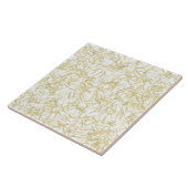 金ゴールド紙吹雪抽象芸術 タイル (側面)