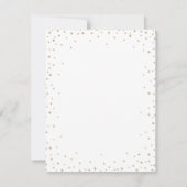 金ゴールド紙吹雪星サンキューカード サンキューカード (裏面)