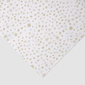 金ゴールド紙吹雪水色ドットティッシュペーパー 薄葉紙 (詳細)