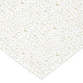 金ゴールド紙吹雪水色ドットテーブルランナー ミディアムテーブルランナー (コーナー)