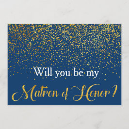 金ゴールド紙吹雪海軍が私の名誉の母になる 招待状