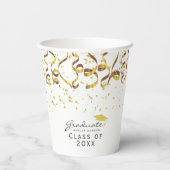 金ゴールド紙吹雪科 紙コップ (裏面)