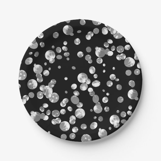 金ゴールド紙吹雪紙プレート ペーパープレート (正面)