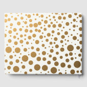 金ゴールド紙吹雪結婚黄金記念日 ゲストブック (裏面)