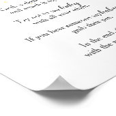 金ゴールド紙吹雪赤ちゃんシャワーはベビーゲームのサインを言わない ポスター (角)