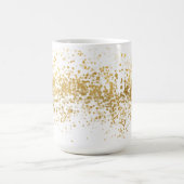 金ゴールド紙吹雪 コーヒーマグカップ (中央)