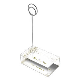 金ゴールド紙吹雪 テーブルカードホルダー