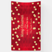 金ゴールド紙吹雪 横断幕 (縦)