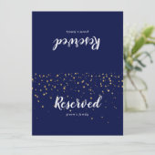 金ゴールド紙吹雪 |海軍結婚の予約記号 (スタンド正面)